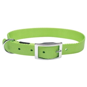 Collar nylon liso verde 15,9mmx41cm