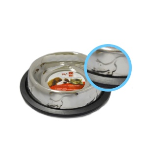 Comedero inox anti-desliz gato 0.22L