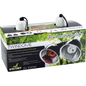 Portalamparas doble Twindome D14x16cm