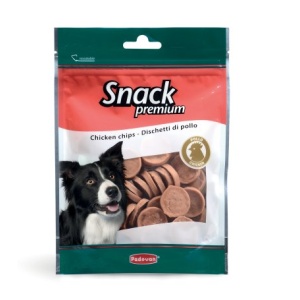 Alim. snack discos pollo 100 gr